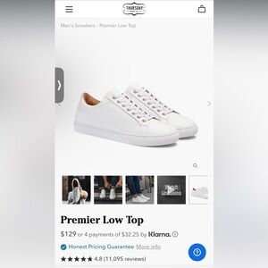 Premier Low Top - Thursday Boot Co., Size: M8/W10